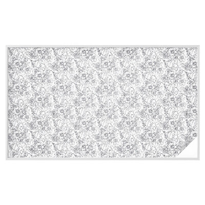 Dekoratív üvegfólia ablakra Florisztikai elegancia