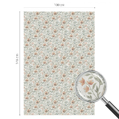 Öntapadós belátásgátló fólia Virágminta