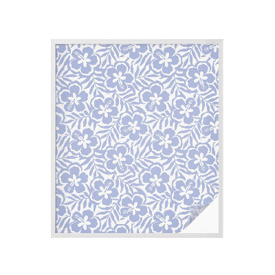 Öntapadós ablakfólia ólomüveg mintával Hibiszkusz virágok