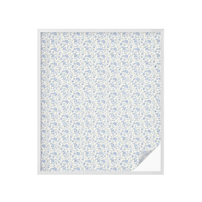 Öntapadós ablakfólia ólomüveg mintával Virágminta