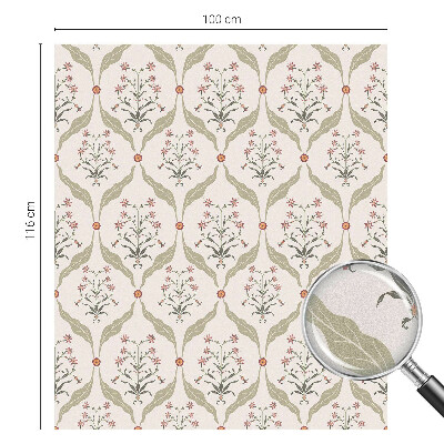 Öntapadós belátásgátló fólia Virágminta