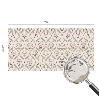 Öntapadós belátásgátló fólia Virágminta