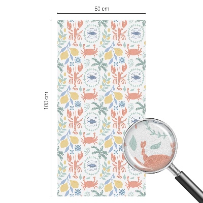 Dekoratív üvegfólia ablakra Tengerészeti motívumok