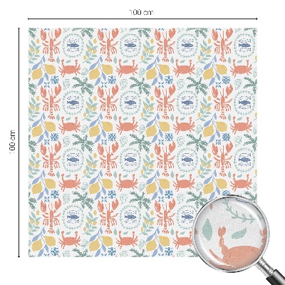 Dekoratív üvegfólia ablakra Tengerészeti motívumok