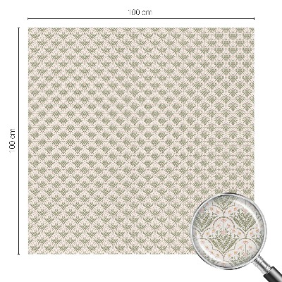 Színes mintás ablakfólia Növényi díszek