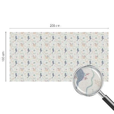 Dekoratív üvegfólia ablakra Csikóhalak