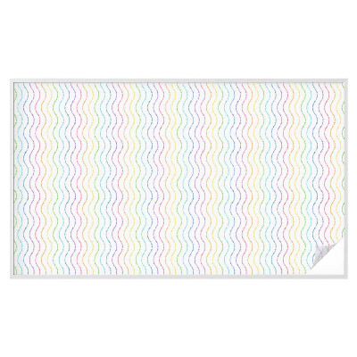 Öntapadós belátásgátló fólia Szivárvány vonalak