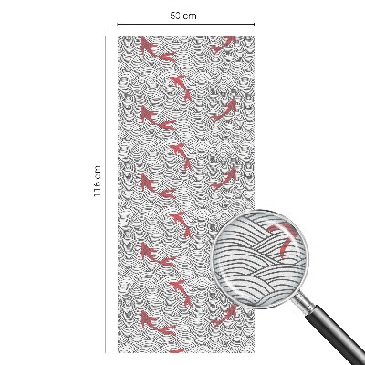 Öntapadós belátásgátló fólia Hullámos minta