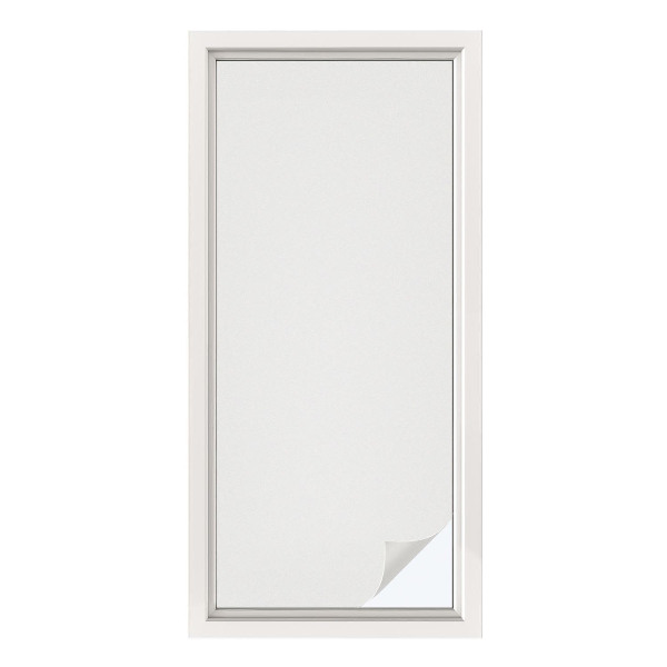 Öntapadós üvegfólia vitrázs mintával Finom szürkésfehér