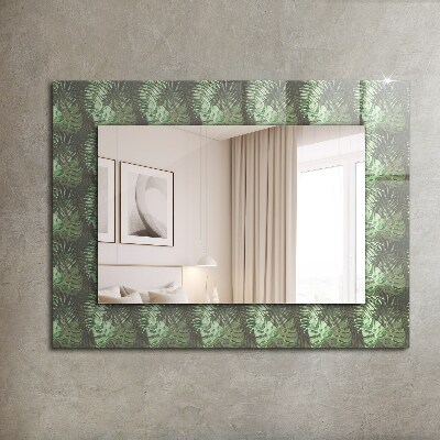 Design tükör Trópusi levelek