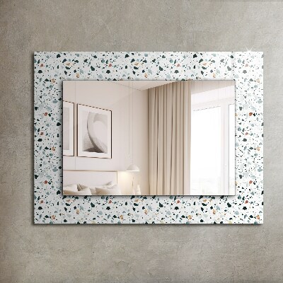 Design fali tükör Terrazzo mozaik