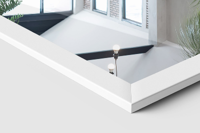 Álló tükör fehér kerettel 36x156 cm