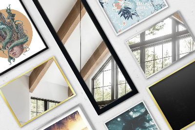 Álló tükör tölgyfa kerettel 36x156 cm