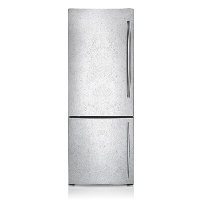 Hűtőszekrény matrica Fehér beton