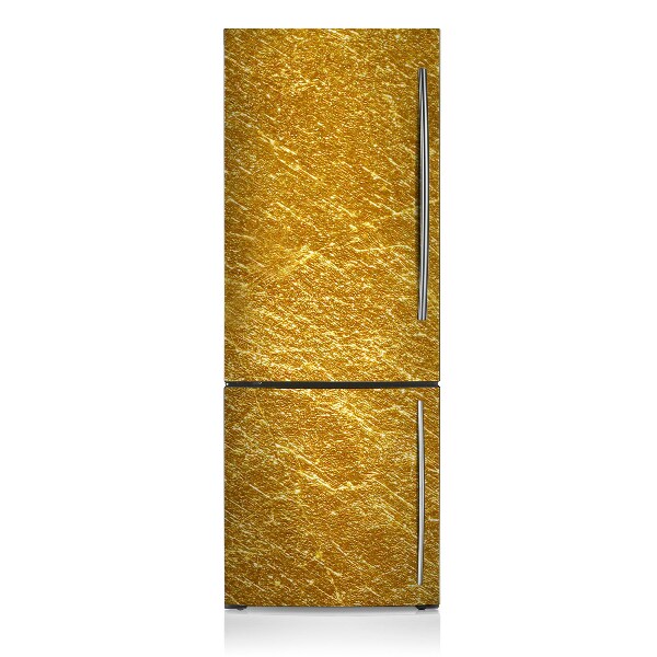 Hűtőszekrény matrica Arany textúra