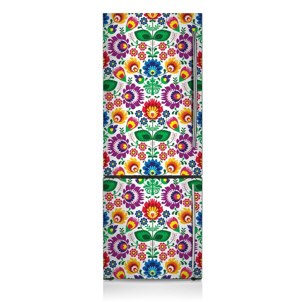 Hűtőmágnes dekor matrica Régi lengyel minta
