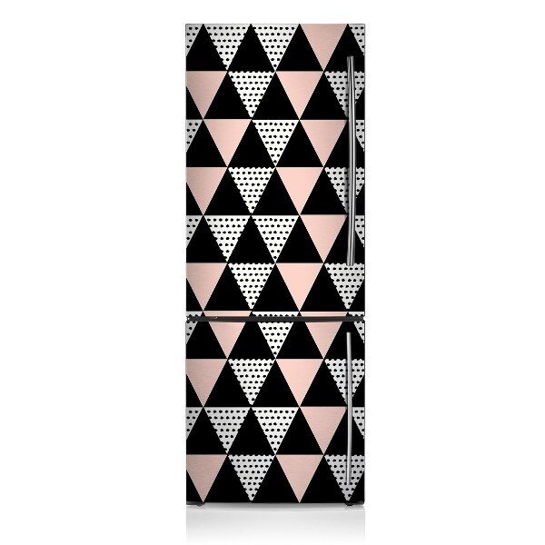 Mágneses hűtőmatrica Geometriai háromszögek