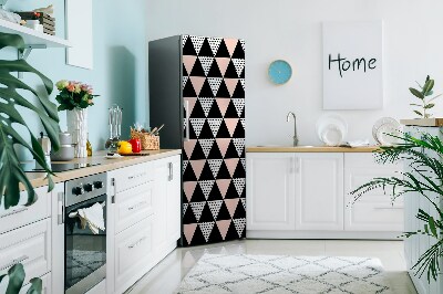 Mágneses hűtőmatrica Geometriai háromszögek