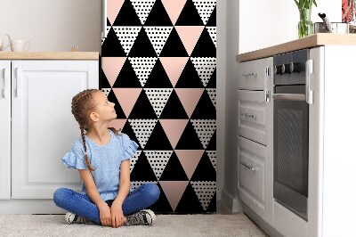 Mágneses hűtőmatrica Geometriai háromszögek