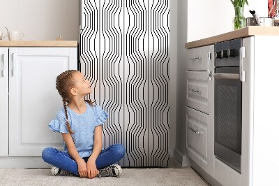 Hűtőszekrény mágneses matrica Illúzió geometriája