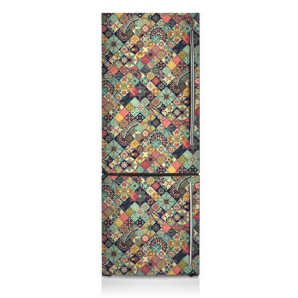 Mágneses hűtőmatrica Etnikai mozaik