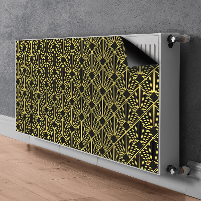 Mágneses radiátor takaró Art deco stílus