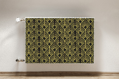 Mágneses radiátor takaró Art deco stílus