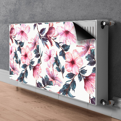 Dekoratív radiátorszőnyeg Hibiszkusz virágok