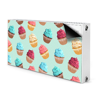 Mágneses radiátor takaró Muffin cupcakes