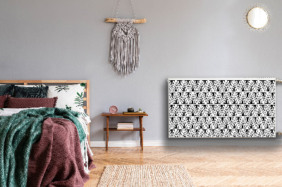 Mágneses radiátor takaró Háromszögek minta boho