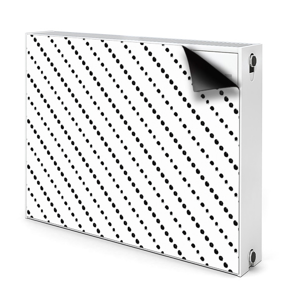 Dekoratív radiátorszőnyeg Pontok geometria