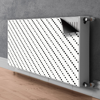 Dekoratív radiátorszőnyeg Pontok geometria