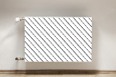 Dekoratív radiátorszőnyeg Pontok geometria