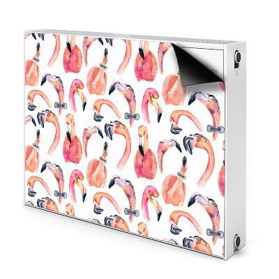 Mágneses radiátor takaró Őrült flamingos