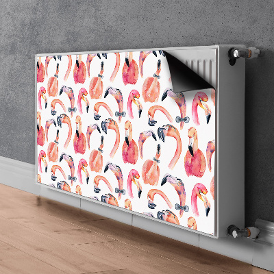 Mágneses radiátor takaró Őrült flamingos