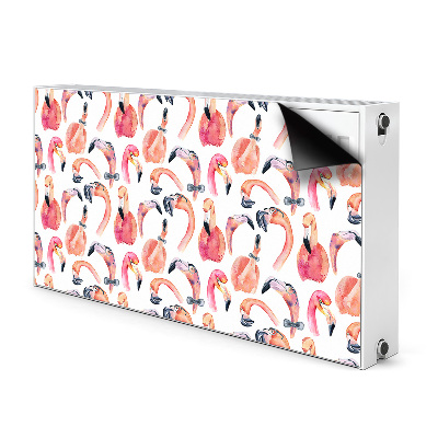 Mágneses radiátor takaró Őrült flamingos