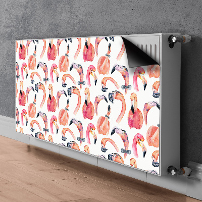 Mágneses radiátor takaró Őrült flamingos
