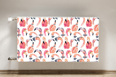 Mágneses radiátor takaró Őrült flamingos