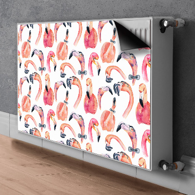 Mágneses radiátor takaró Őrült flamingos