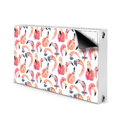 Mágneses radiátor takaró Őrült flamingos