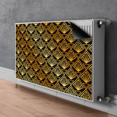 Mágneses radiátor takaró Art deco stílus