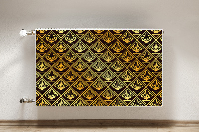 Mágneses radiátor takaró Art deco stílus
