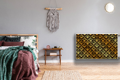 Mágneses radiátor takaró Art deco stílus