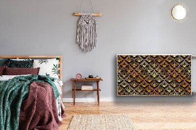 Mágneses radiátor takaró Art deco stílus
