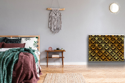 Mágneses radiátor takaró Art deco stílus