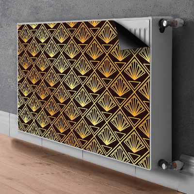 Mágneses radiátor takaró Art deco stílus