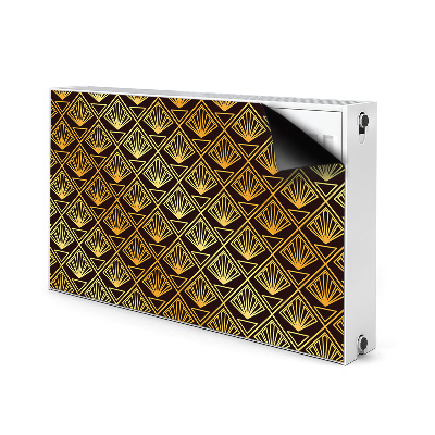 Mágneses radiátor takaró Art deco stílus