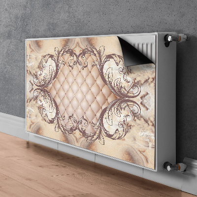 Mágneses radiátor takaró Quilted grafika luxus