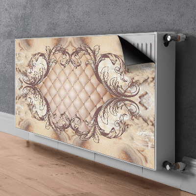 Mágneses radiátor takaró Quilted grafika luxus