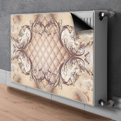 Mágneses radiátor takaró Quilted grafika luxus